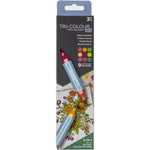 Spectrum Noir TriColour Aqua Markers 3/Pkg - Floral Meadow