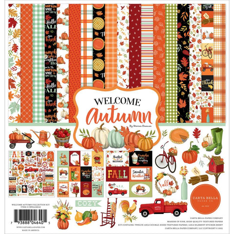 Carta Bella Collection Kit 12"X12" Welcome Autumn