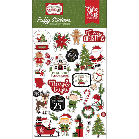 Echo Park Christmas Magic Puffy Stickers