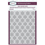 Creative Expressions 3D Embossing Folder 5.75"X7.5" Bold Snowflakes