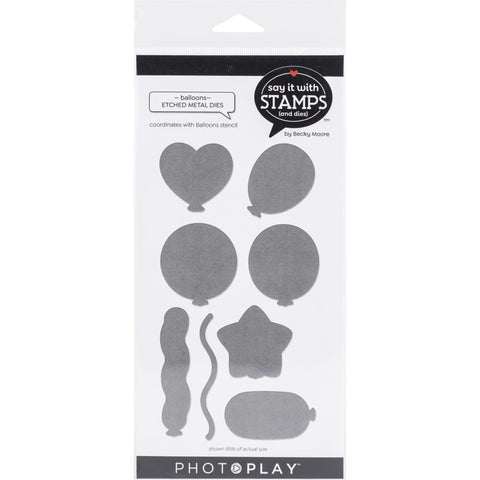 PhotoPlay Say It With Stamps Die Set Balloon
