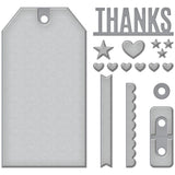 S30 Spellbinders Etched Dies Heart To Heart Tag Set