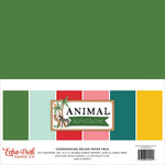 Echo Park Double-Sided Solid Cardstock 12"X12" 6/Pkg Animal Kingdom, 6 Colors
