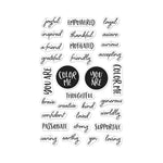 Hero Arts Clear Stamp Color Me Words