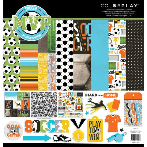 ColorPlay Collection Pack 12"X12" MVP Soccer