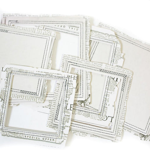 49 and Market Vintage Artistry Essentials File Frame Set Square Stitched