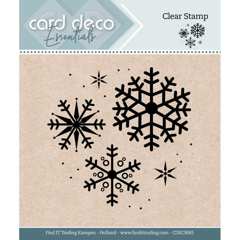 Find It Trading Card Deco Essentials Clear Stamp Snowflake