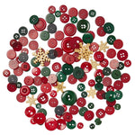 S20 Blumenthal Favorite Findings Big Bag Of Buttons Gold Snowflake Mix
