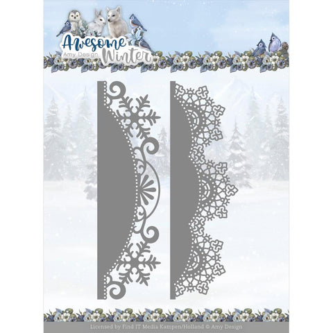 Find It Trading Amy Design Die Lace Border, Awesome Winter