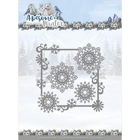 Find It Trading Amy Design Die Swirl Square, Awesome Winter