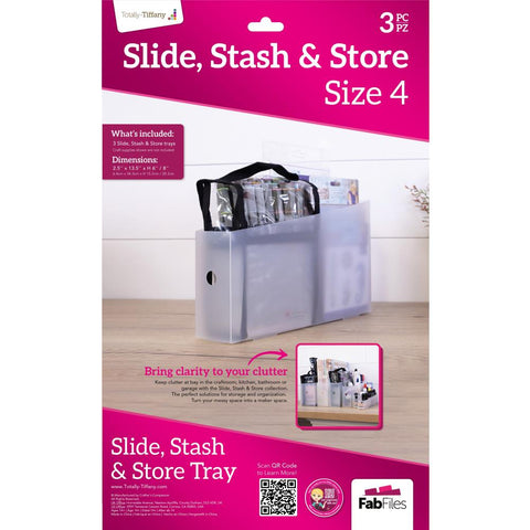 Totally Tiffany Slide, Stash & Store 3/Pkg Size #4