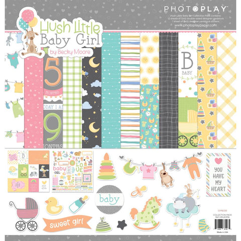 PhotoPlay Collection Pack 12"X12" Hush Little Baby Girl