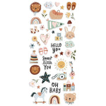 Simple Stories Boho Baby Puffy Stickers 40/Pkg