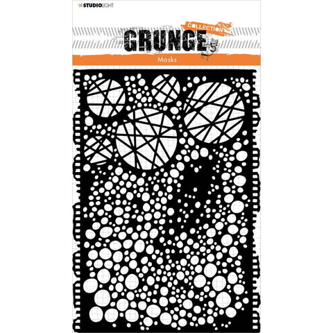 Studio Light Grunge 8.25"X5.82" Stencil Nr. 96, Cirlces