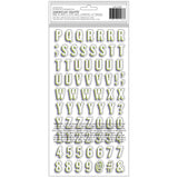 American Crafts Vicki Boutin Sweet Rush Thickers Stickers 148/Pkg Sweet Rush Alpha/Chipboard