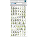American Crafts Vicki Boutin Sweet Rush Thickers Stickers 148/Pkg Sweet Rush Alpha/Chipboard