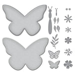 Spellbinders Card Creator Etched Dies By Bibi Cameron Butterfly- Bibi's Butterflies