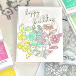 Pinkfresh Studio Clear Stamp Set 6"X8" Beautiful Blooms