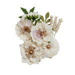 Prima Marketing Mulberry Paper Flowers Blank Canvas/Painted Floral