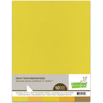 Lawn Fawndamentals Textured Canvas Cardstock Pack 8.5"X11" 5 Colors/2 Sheets -VARIOUS COLORS