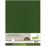 Lawn Fawndamentals Textured Canvas Cardstock Pack 8.5"X11" 5 Colors/2 Sheets -VARIOUS COLORS