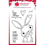 Woodware Clear Stamp 4"X6" Singles Fuzzie Friends Bella The Bunny