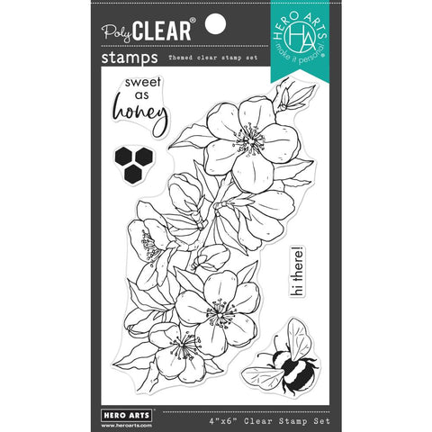 Hero Arts Clear Stamps 4"X6" Sweet As Honey