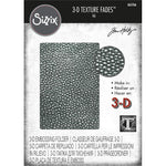 Sizzix 3D Texture Fades Embossing Folder By Tim Holtz Cracked Leather