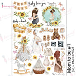 Dress My Craft Transfer Me Sheet A4 Mom To Be #1