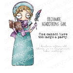 Stamping Bella Cling Stamps Oddball Jane Austen