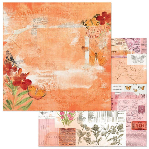 49 And Market Spectrum Sherbet Double-Sided Cardstock 12"X12" - Classics- Strawberry Mango