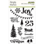 Simple Stories Simple Vintage Christmas Lodge Photopolymer Clear Stamps
