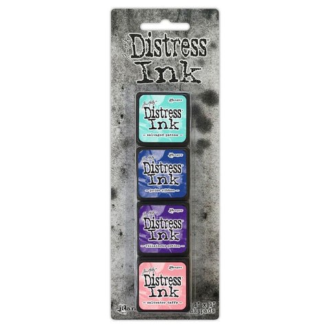 Tim Holtz Distress Mini Ink Pads 4/Pkg Kit 17
