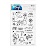 Simon Hurley create. Clear Stamps 6"X9" Pirate Party