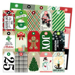 Vicki Boutin Evergreen & Holly Dble-Sided Cardstock 12"X12" Merriest Days