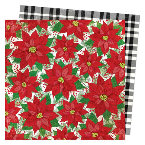 Vicki Boutin Evergreen & Holly Dble-Sided Cardstock 12"X12" Trimmings
