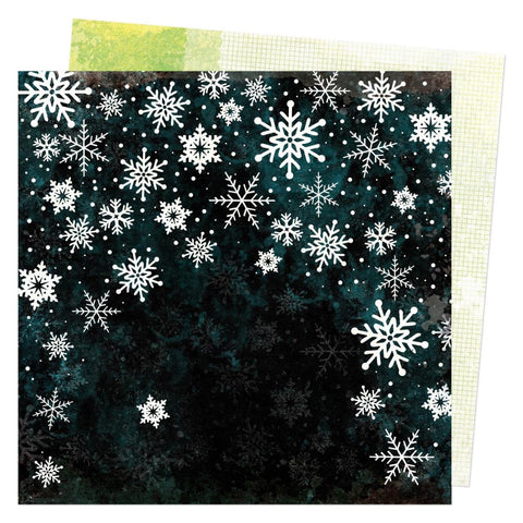 Vicki Boutin Evergreen & Holly Dble-Sided Cardstock 12"X12" First Snow