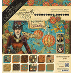 Graphic 45 Double-Sided Paper Pad 8"X8" 24/Pkg Steampunk Spells