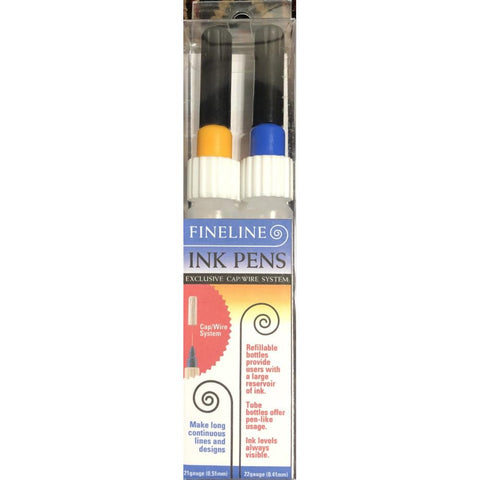 Fineline Ink Pen Applicators - Empty 2/Pkg 21 Gauge/ 22 Gauge