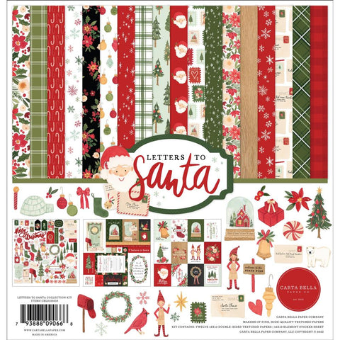 Carta Bella Collection Kit 12"X12" Letters To Santa