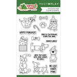 S25 PhotoPlay Photopolymer Clear Stamps Santa Paws - Dog