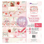 Prima Marketing Double-Sided Paper Pad 12"X12" 24/Pkg Strawberry Milkshake, 8 Foiled Designs