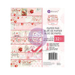 Prima Marketing Double-Sided Paper Pad 6"X6" 32/Pkg - Strawberry Milkshake
