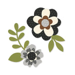 Simple Stories Color Vibe Cardstock Flowers Bits & Pieces 143/Pkg Basics
