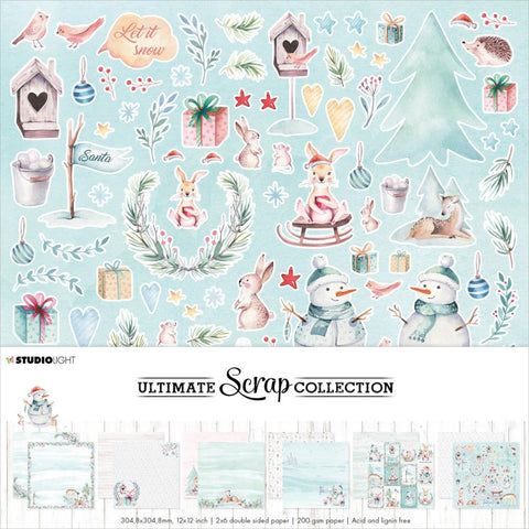 Studio Light Ultimate Scrap Collection Background Paper 12"X12" 12/Pkg Nr. 11, 6 Designs/2 Each