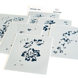 Pinkfresh Studio Stencils 4.25"X5.25" 6/Pkg Grow Wild Layering