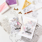 Pinkfresh Studio Clear Stamp Set 4"X6" Grow Wild