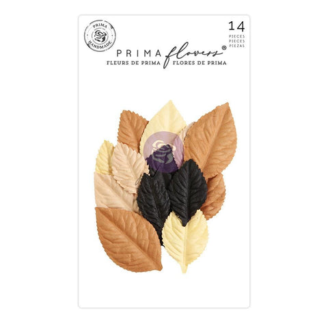 Prima Marketing Mulberry Paper Flowers Spooky Foliage/Luna
