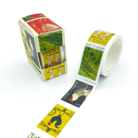 S30 49 And Market Postage Washi Tape Roll Vintage Artistry Countryside