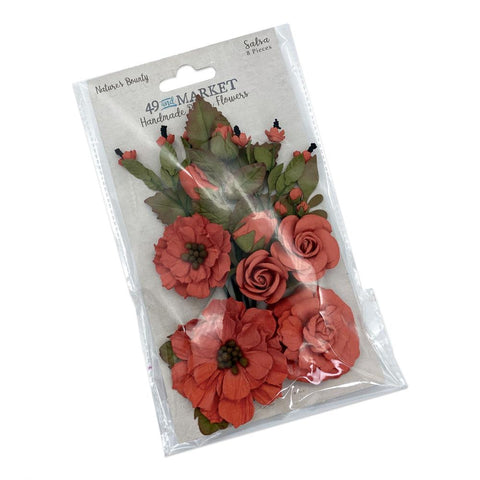 49 And Market Nature's Bounty Paper Flowers - Salsa